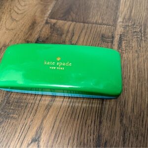 Kate Spade Green Eyeglasses + Case